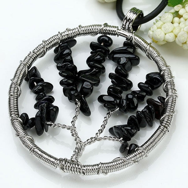 Shungite pendant Tree of life - Shungite Protection