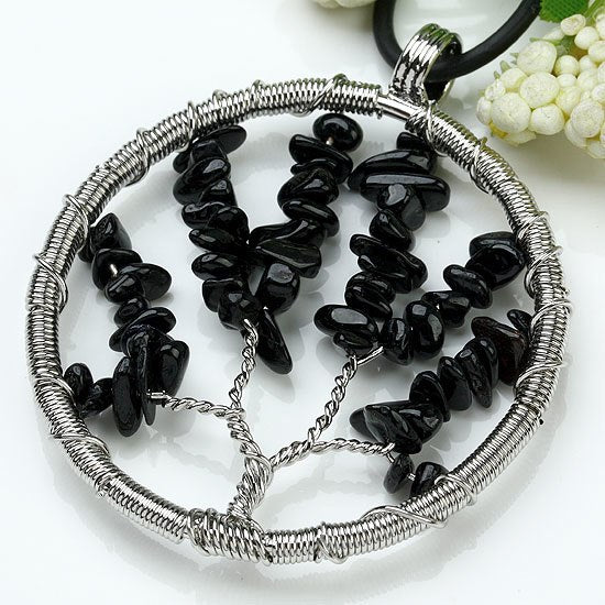 Shungite pendant Tree of life - Shungite Protection