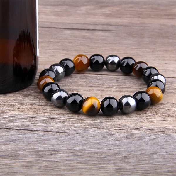 Shungite Bracelet "Tiger Eye" - Shungite Protection