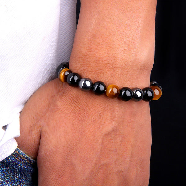 Shungite Bracelet "Tiger Eye" - Shungite Protection