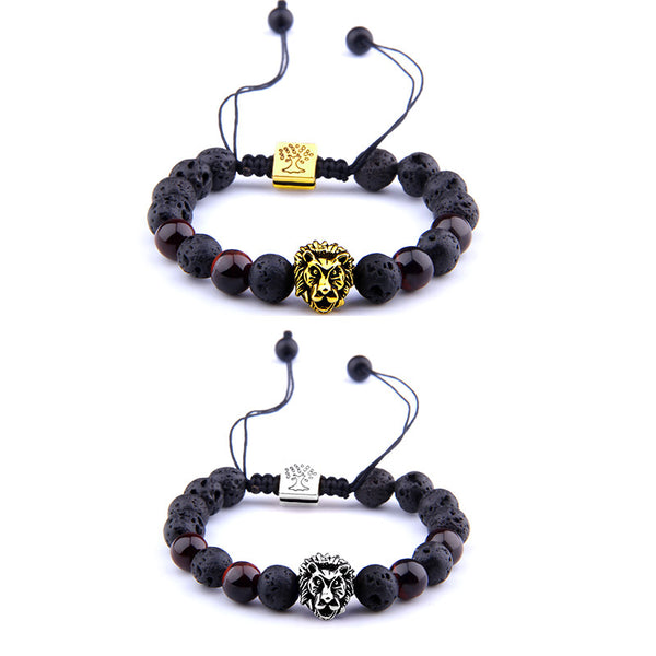 Shungite Lion Bracelet - Shungite Protection