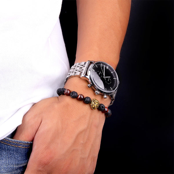 Shungite Lion Bracelet - Shungite Protection